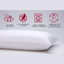 Cargar imagen en el visor de la galería, Almohada Hotelera de Gel 2pz 100% Algodón 90x50 Cm