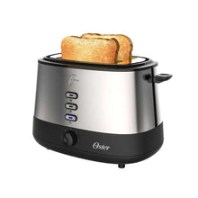 Cargar imagen en el visor de la galería, Tostadora Oster® de 2 Rebanadas en Acero Inoxidable (TSSTTR500-013)