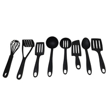 Cargar imagen en el visor de la galería, Set de 8 Utensilios de Cocina T-Fal Bienvenue – Negro Antiadherente