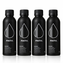 Cargar imagen en el visor de la galería, PATH Water Alkaline - Agua Alcalina pH 9.5+ en Botella de Aluminio 4 piezas Reutilizable