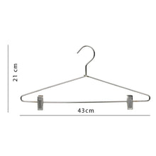 Cargar imagen en el visor de la galería, Gancho De Metal Grueso Cromado Con Pinzas, 25 Piezas.