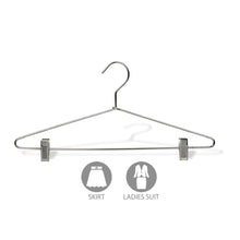 Cargar imagen en el visor de la galería, Gancho De Metal Grueso Cromado Con Pinzas, 25 Piezas.