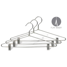 Cargar imagen en el visor de la galería, Gancho De Metal Grueso Cromado Con Pinzas, 25 Piezas.