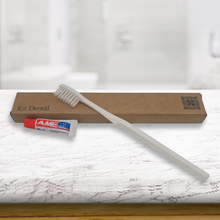 Cargar imagen en el visor de la galería, 100 Kits Dentales Ecológicos Cepillo Y Pasta Caja Cartón