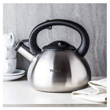 Cargar imagen en el visor de la galería, Tetera Cepillada 2.5 L T-fal C7921024 Acero Inox Color Plateado
