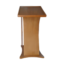 Cargar imagen en el visor de la galería, Podium de Madera Solida y Triplay de 1.18 metros de alto, 59x59 cm de base.