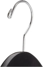 Cargar imagen en el visor de la galería, Ganchos para Ropa de Madera Color Negro Con Pinzas. Paquete con 10 Ganchos.