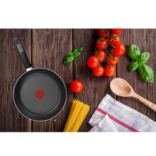 Cargar imagen en el visor de la galería, Sartén T-Fal Antiadherente Simplicity Tecnología Termo Señal y Base Difusora de Calor Color Negro