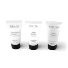 Cargar imagen en el visor de la galería, Shampoo y Acondicionador Basic Spa 20ml | Caja con 500 Pzas