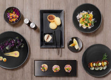 Cargar imagen en el visor de la galería, Front of the House FOH | Tazón redondo Spiral de 48 oz color Tinta (Caja con 6)