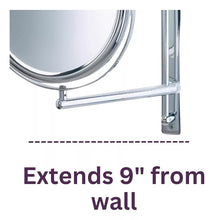Cargar imagen en el visor de la galería, Jerdon Jp3030cf 9-inch Wall Mount Maquillaje Espejo Con Aumento