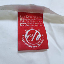 Cargar imagen en el visor de la galería, Funda de Almohada King Size Blanca Percal 40/60 250H,Ideal para hoteles , Suave, duradera y fácil de cuidar