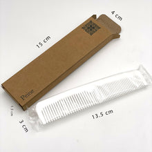 Cargar imagen en el visor de la galería, 100 kits Peine Blanco Amenidades para Hoteles, Airbnb y Kit de viaje Regina Spa Therapy