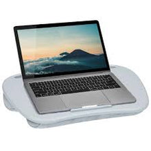 Cargar imagen en el visor de la galería, LapGear MyDesk Lap Desk – Escritorio Portátil para Laptop (Gris Claro)
