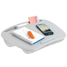 Cargar imagen en el visor de la galería, LapGear MyDesk Lap Desk – Escritorio Portátil para Laptop (Gris Claro)