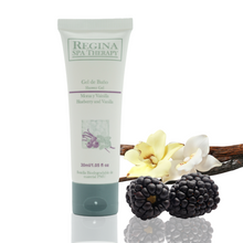 Cargar imagen en el visor de la galería, Gel de Baño Moras Vainilla Regina Spa Therapy 30ml | Caja 500 Piezas