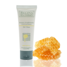 Cargar imagen en el visor de la galería, Shampoo Acondicionador 2 en 1 Miel Regina Spa Therapy 30ml | Caja 500 Pzas