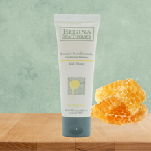 Cargar imagen en el visor de la galería, Shampoo Acondicionador 2 en 1 Miel Regina Spa Therapy 30ml | Caja 500 Pzas
