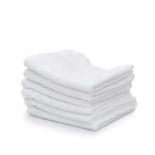 Cargar imagen en el visor de la galería, Toalla Facial Blanca 100% Algodón 30 x 30 cm
