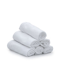 Cargar imagen en el visor de la galería, Toalla Facial Blanca 100% Algodón 30 x 30 cm