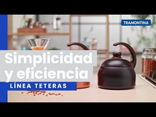 Cargar imagen en el visor de la galería, Tetera Tramontina En Aluminio Starflon Max Azul Navy 1,9 L