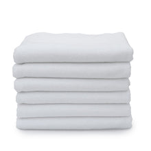 Cargar imagen en el visor de la galería, Tapete para Baño Blanco Liso de 50X75 Tapete Tipo Toalla de 300 gramos 100% Algodón, 30 piezas.