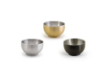 Cargar imagen en el visor de la galería, Front of the House FOH | Ramekin cepillado de acero inoxidable 2.5 oz color Plata (Caja con 12)