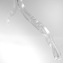 Cargar imagen en el visor de la galería, Ganchos De Plástico Sencillos Para Ropa, Corte Cristal Transparente - 30 piezas