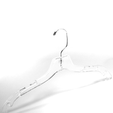 Cargar imagen en el visor de la galería, Ganchos De Plástico Sencillos Para Ropa, Corte Cristal Transparente - 30 piezas