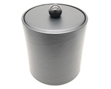 Cargar imagen en el visor de la galería, Hielera Piel Sintética Con Tapa Glamour Deluxe Negro Wescon