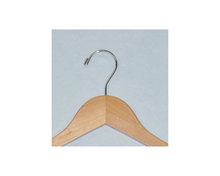 Cargar imagen en el visor de la galería, Gancho De Madera Para Ropa, Color Natural, 25 Piezas