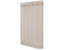 Cargar imagen en el visor de la galería, Cortina Para Baño Hookless Anillos Flexibles Hotel Beige