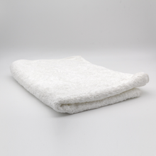 Cargar imagen en el visor de la galería, Tapete Blanco Liso 50 x 75 cm 100% Algodón, 2 piezas