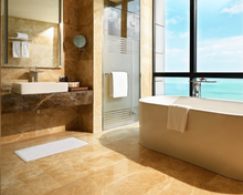 Cargar imagen en el visor de la galería, Tapete Blanco Liso 50 x 75 cm 100% Algodón, 2 piezas