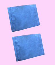 Cargar imagen en el visor de la galería, Cubrebocas Azul Doble Capa Unitalla, 100 piezas