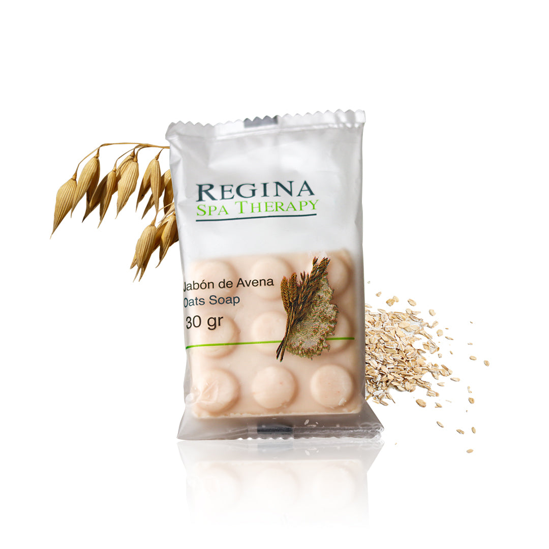 250 piezas de Jabón De Masaje Avena Flow Pack Regina 30 gr