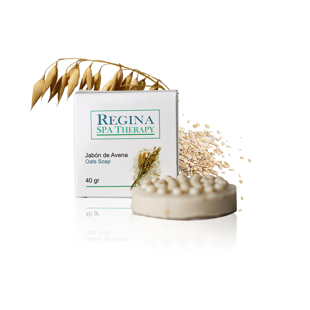 250 piezas de Jabón Facial Avena En Cajilla Regina Spa Therapy 40 Gr.