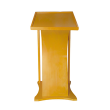 Cargar imagen en el visor de la galería, Podium de Madera Solida y Triplay de 1.18 metros de alto, 59x59 cm de base.
