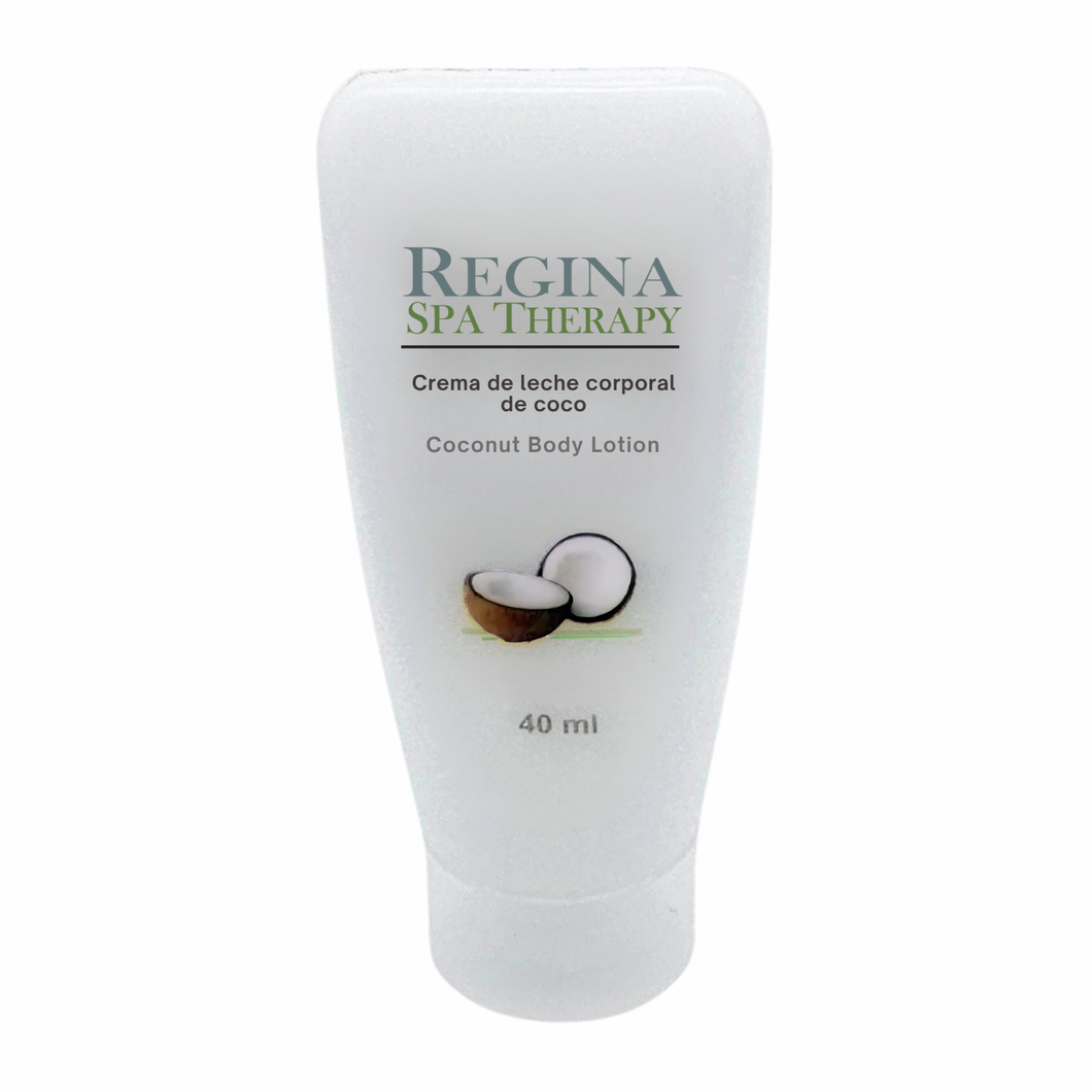 250 piezas de Crema Corporal con Esencia de Coco Regina Spa Therapy 40 Ml
