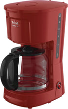 Cargar imagen en el visor de la galería, Cafetera T-fal Heliora Roja: 12 tazas de café
