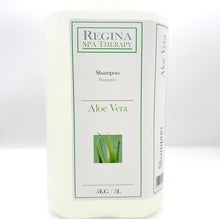 Cargar imagen en el visor de la galería, Regina Spa Therapy-Shampoo hotelero hecho a base de esencias de Aloe Vera. / 5 litros Suavidad Aromática: Shampoo- Champú Pura Vitalidad de Aloe Vera para Cabello Saludable.
