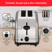 Cargar imagen en el visor de la galería, Tostador T-Fal Ultra Mini Inox (Modelo TT330DMX) – Estilo Compacto y el Dorado Perfecto Cada Mañana
