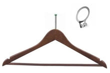 Cargar imagen en el visor de la galería, Gancho de Madera Plano Punta de Clavo Antirrobo Color Caoba
