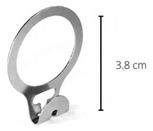 Cargar imagen en el visor de la galería, Gancho de Madera Plano Punta de Clavo Antirrobo Color Caoba
