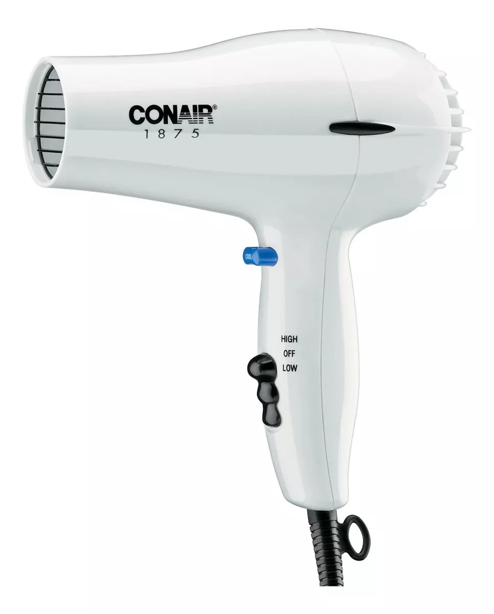 Secador De Pelo Compacto Blanco Conair 247w