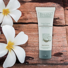 Cargar imagen en el visor de la galería, Crema Corporal Coco 30ml Regina Spa Therapy – Caja con 500 Piezas
