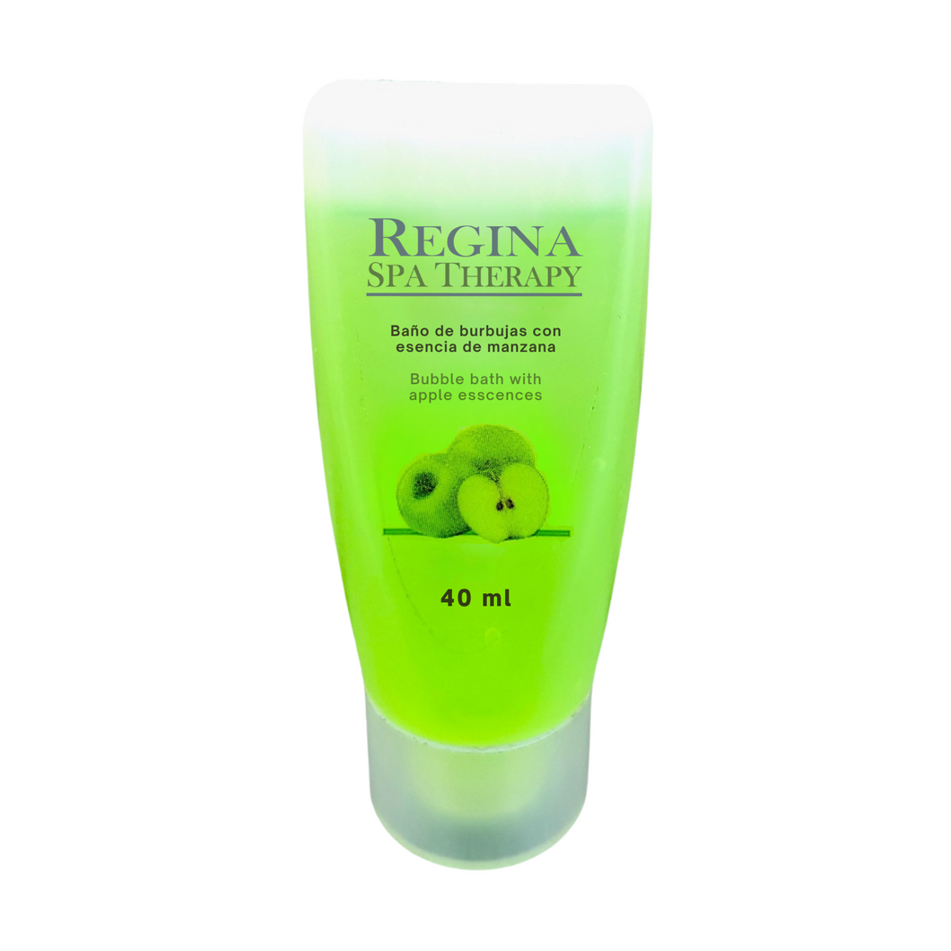 250 piezas de Baño de Burbujas para Jacuzzi con Esencia de Manzana Verde Regina Spa Therapy 40 Ml
