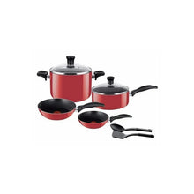 Cargar imagen en el visor de la galería, Batería de Cocina T-fal Easy Care (8 Piezas) - Antiadherente, Aluminio Color Rojo (B114S885)
