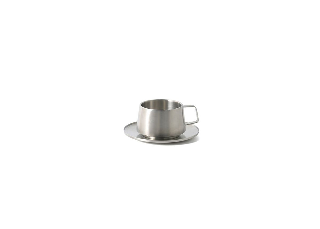Front of the House FOH | Taza de de Acero Inoxidable de 3 Oz Bevel (12 Piezas)