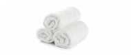 Toalla Facial Blanca 100% Algodón 30 x 30 cm, 10 piezas